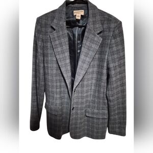 Pendleton Blue Checkered Suit Jacket
